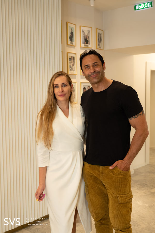 Вчера нашу клинику посетили Станислав и Юлия Костюшкины!