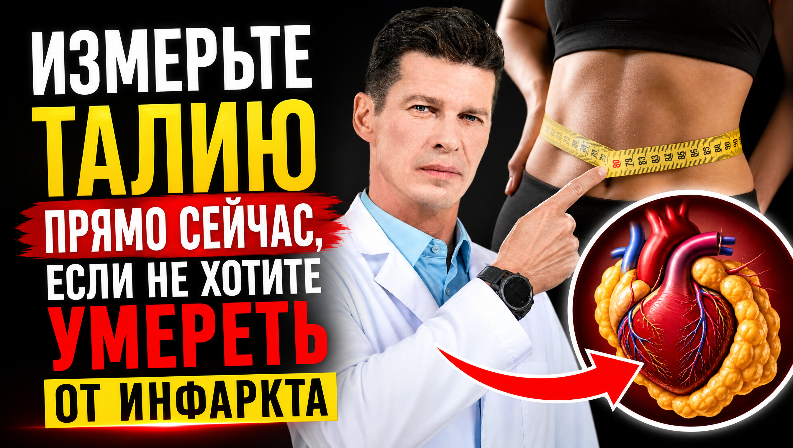 Измерьте талию прямо сейчас, если не хотите умереть от инфаркта