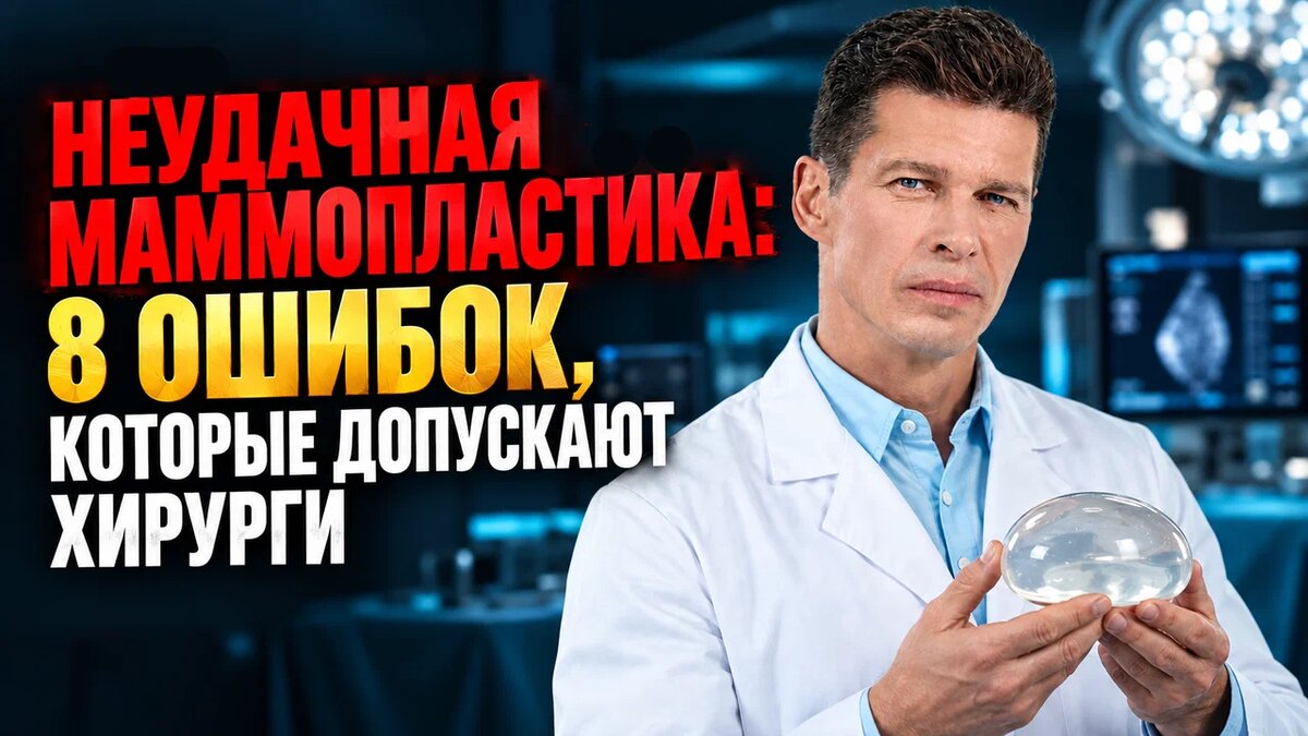 Неудачная маммопластика: 8 ошибок, которые допускают хирурги